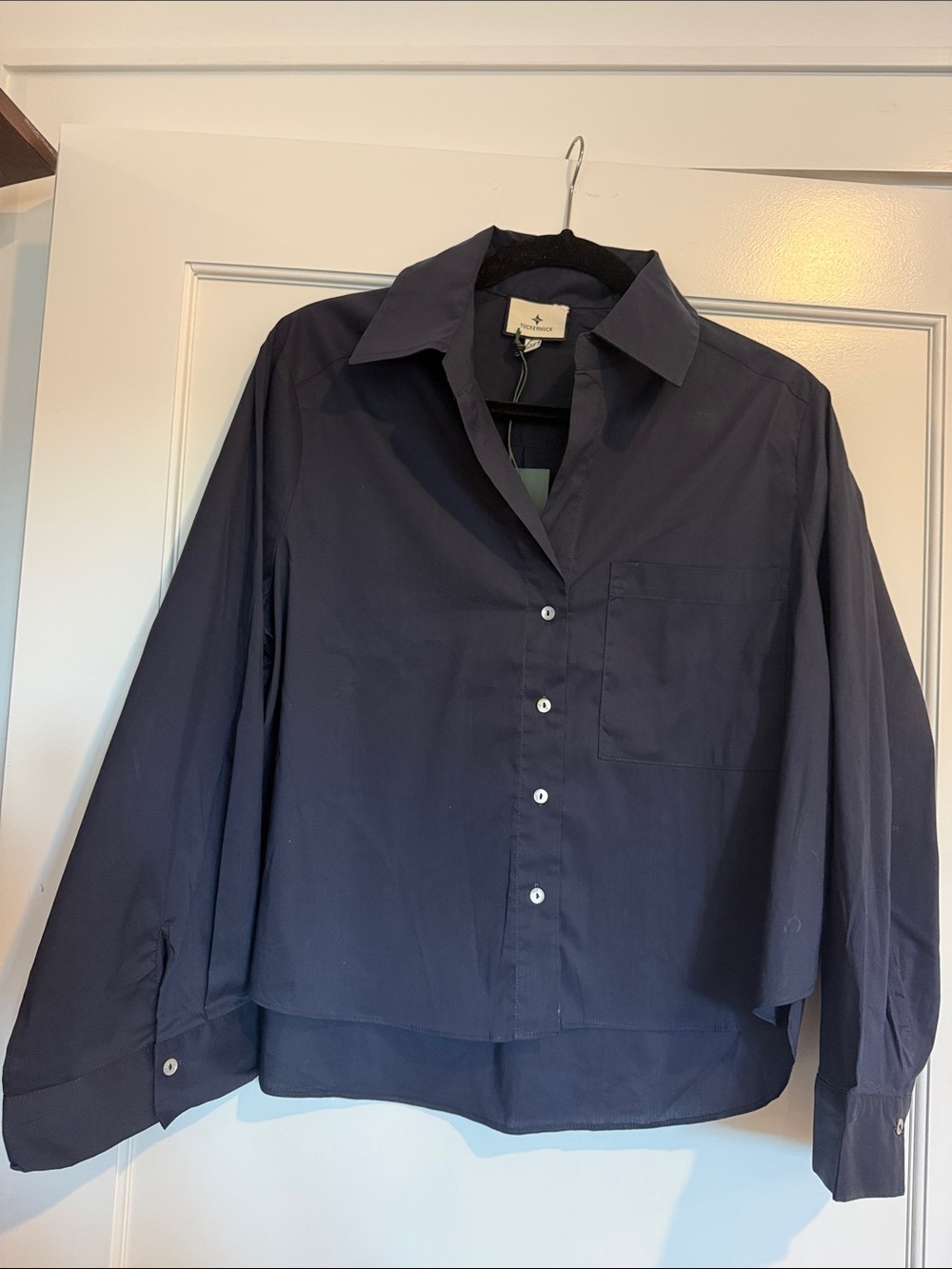 Tuckernuck Navy Long-Sleeve Button-Down Shirt